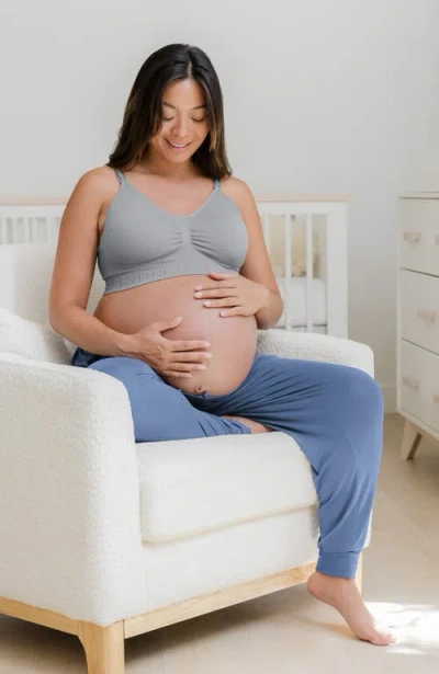 Kindred Bravely Relaxed Fit Maternity Sweatpants In Blue