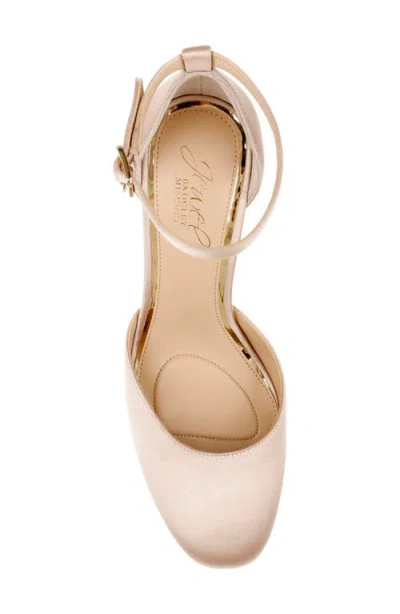 Jewel Badgley Mischka Women's Stephanie Closed Toe Platform Pumps In Gold