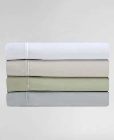 Calvin Klein Rekoop Solid 400-thread Count Sateen 4-pc. Sheet Set, Queen In Brown