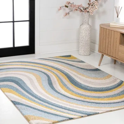 Jonathan Y Flow Abstract Swirl Area Rug In Multi