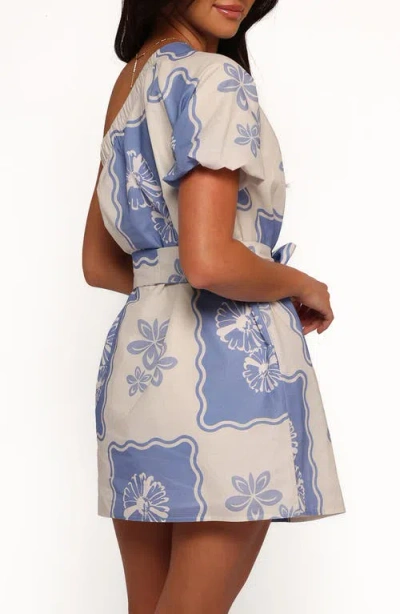 Petal And Pup Petal & Pup Dylan Printed One-shoulder Minidress In Multi