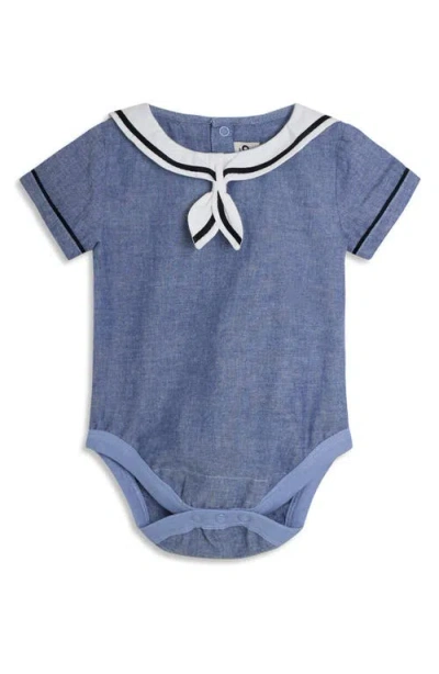 Jojo Maman Bébé Jojo Maman Bebe Sailor Collar Bodysuit & Pull-on Shorts Set