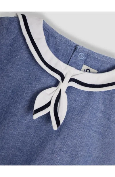 Jojo Maman Bébé Jojo Maman Bebe Sailor Collar Bodysuit & Pull-on Shorts Set