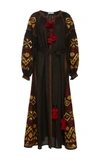 MARCH11 Black Kilim Maxi Dress