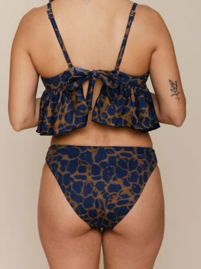 Kitty And Vibe High Leg Mid Rise Bikini Bottoms With Medium Coverage