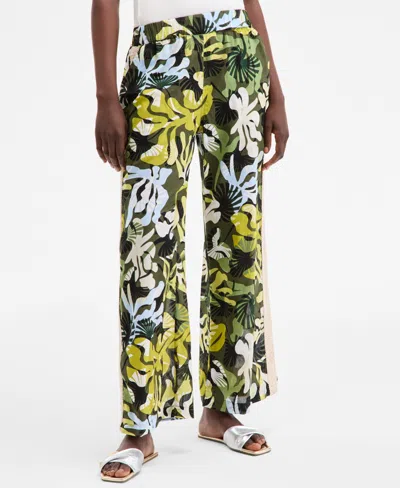 On 34th Womens Leaf Print Shirt Leaf Print Wide Leg Pants Camisole Exclusively At Macys