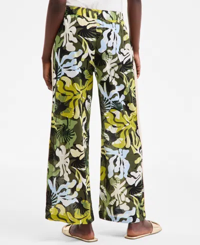 On 34th Womens Leaf Print Shirt Leaf Print Wide Leg Pants Camisole Exclusively At Macys