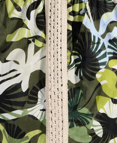 On 34th Womens Leaf Print Shirt Leaf Print Wide Leg Pants Camisole Exclusively At Macys