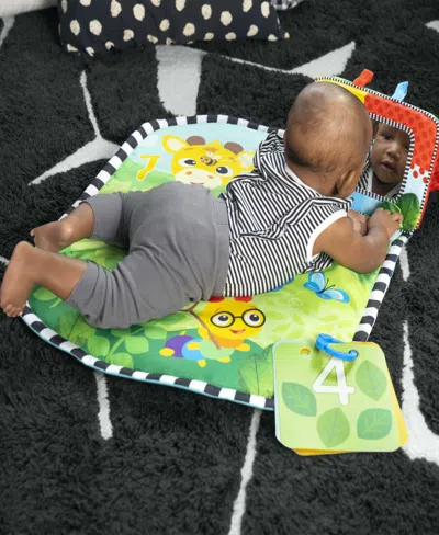 Baby Einstein Infant Discovery Garden Tummy Time Mat Mirror