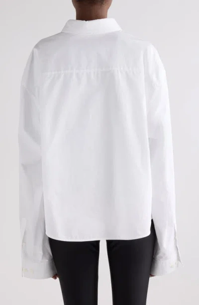 Balenciaga Outerwear Shirt And Blouse White In White