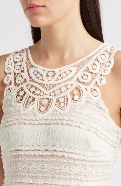 Eliza J Women's Lace Tiered Maxi Dress In Neutral