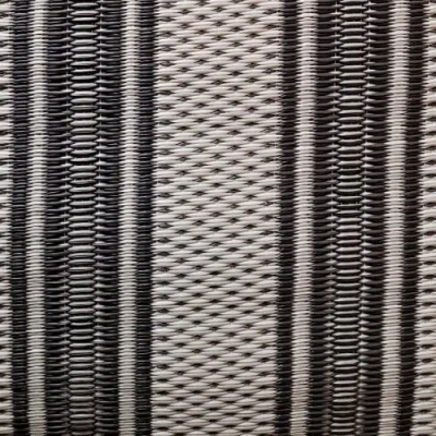 Mad Mats Vertical Stripe Black & Grey