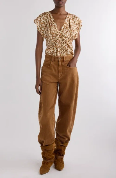 Isabel Marant Pants "oriane" In Brown