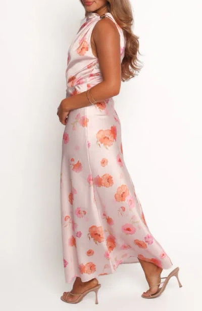 Petal And Pup Petal & Pup Frayla Floral Print Satin Dress In Multi