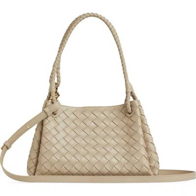 Bottega Veneta Small Parachute Intrecciato Leather Shoulder Bag