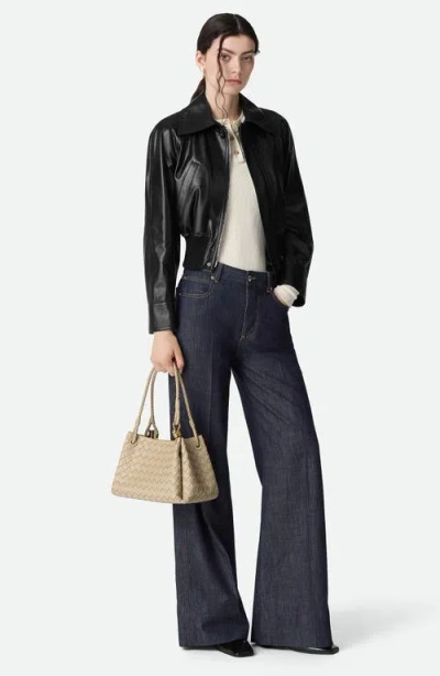 Bottega Veneta Small Parachute Intrecciato Leather Shoulder Bag