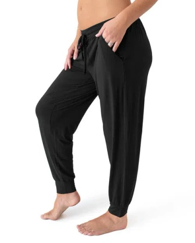 Kindred Bravely Tapered Maternity Lounge Joggers In Black