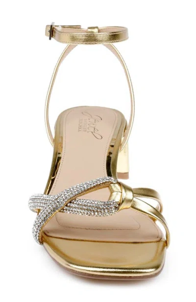 Jewel Badgley Mischka Women's Fern Dress Sandals In Gold