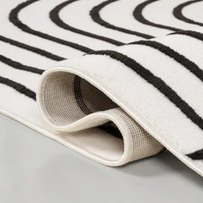 Jonathan Y Odense High-low Minimalist Angle Geometric Indoor/outdoor Area Rug In Multi