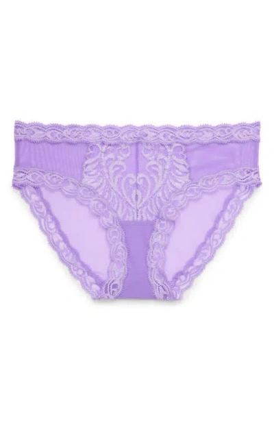 Natori Feathers Hipster Briefs In Purple