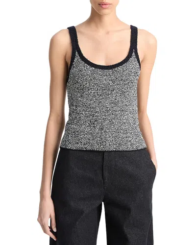 Vince Textured Microstripe Sweater