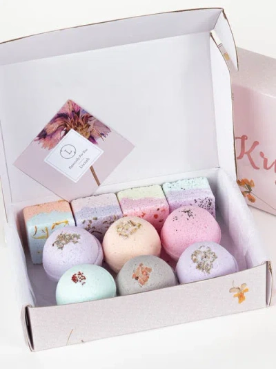Lizush Natural Bath Bombs And Shower Steamers Gift Set
