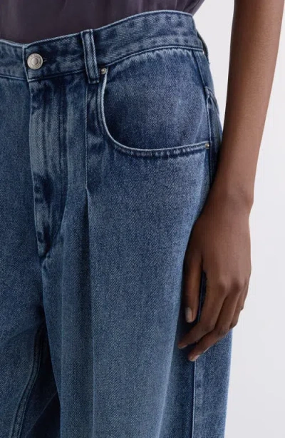 Isabel Marant Rodayna Wide Leg Jeans In Blue