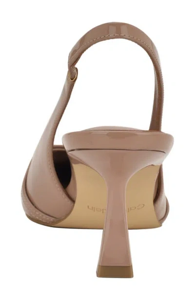Calvin Klein Women's Tulissa Tapered Heel Slingback Pumps In Neutral