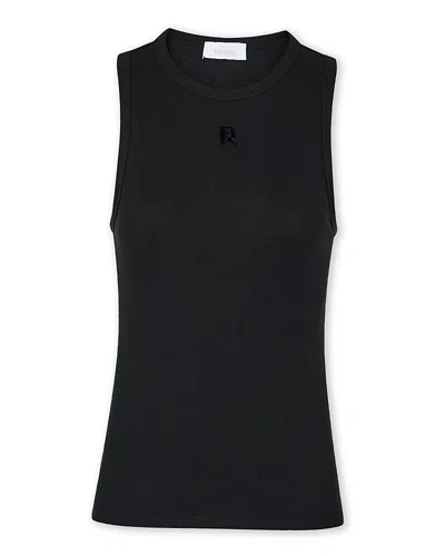 Rabanne Jersey Tank Top In Black