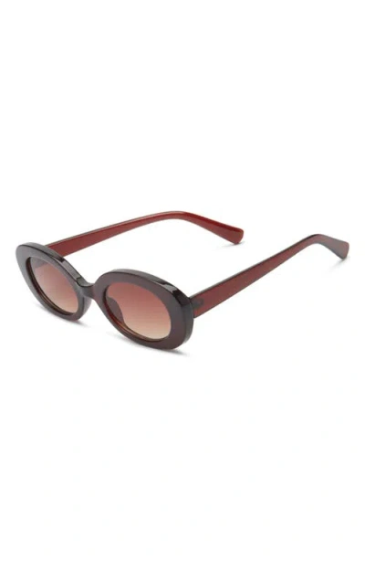 Bp. Oval Sunglasses In Brown