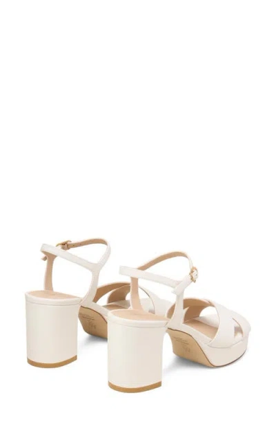 Stuart Weitzman Dayna Ankle Strap Platform Sandal In Multi