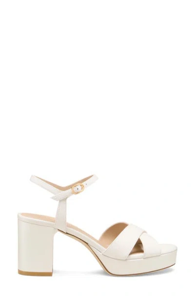Stuart Weitzman Dayna Ankle Strap Platform Sandal In Multi
