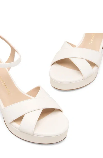 Stuart Weitzman Dayna Ankle Strap Platform Sandal In Multi