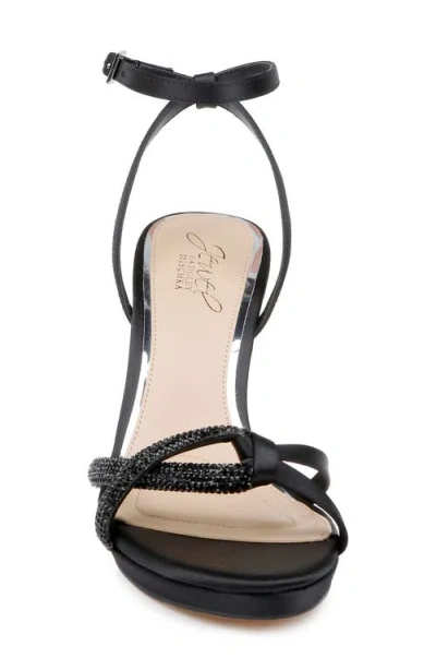Jewel Badgley Mischka Women's Fila Dress Platform Sandals In Black