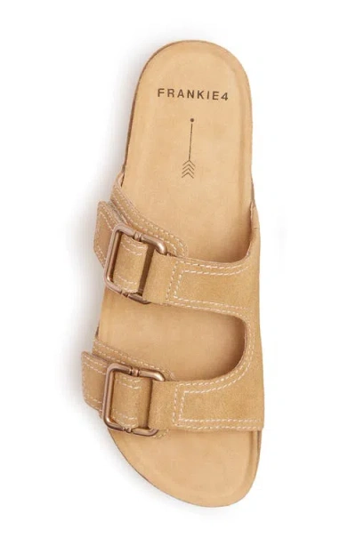 Frankie4 Bennett Platform Slide Sandal In Neutral