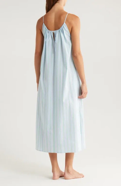 Lunya Airy Cotton Nightgown In Blue