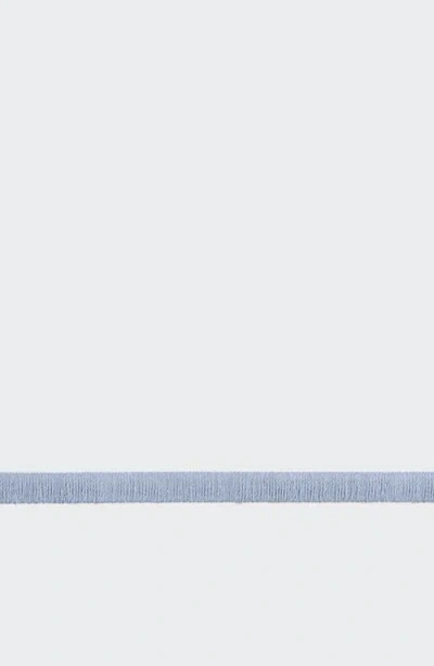 Matouk Bergamo 500 Thread Count Cotton Percale Sham In White