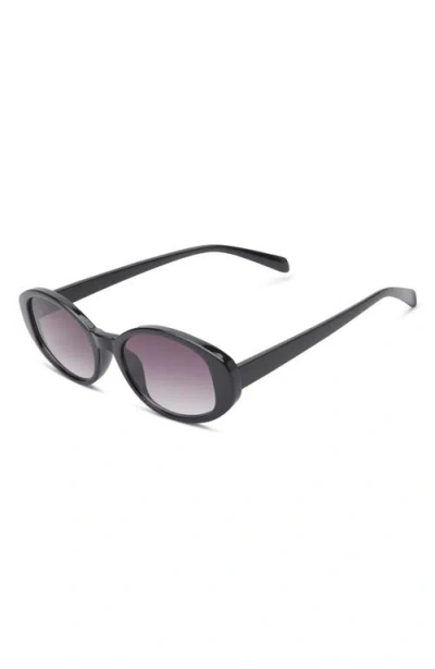 Bp. Gradient Oval Sunglasses In Black