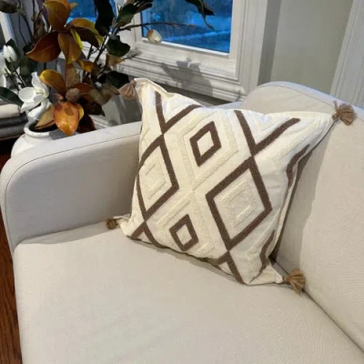 Olive And Linen Olive & Linen Signature Tufted Throw Pillow Cover