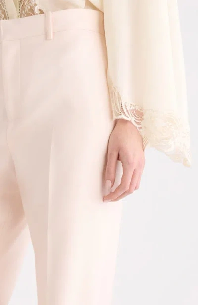 Chloé High-rise Wide-leg Suiting Trousers In Pink