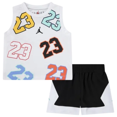 Jordan Boys Infant   23 Mashup Tank Mesh Short Set In Gray