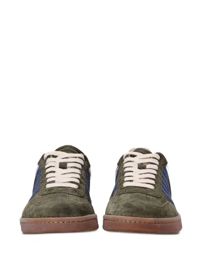 Dsquared2 Lace-up Low-top Sneakers In Green