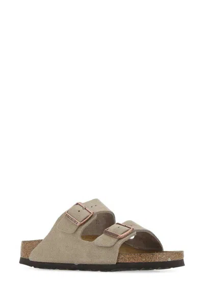 Birkenstock Slippers In Neutral