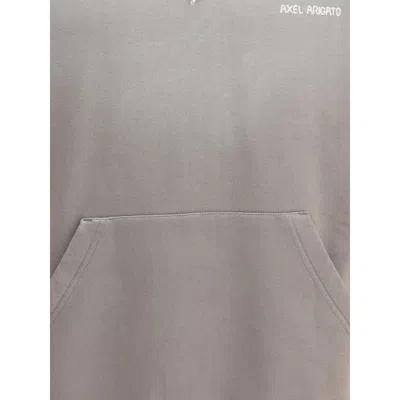 Axel Arigato Cotton Hoodie In Gray