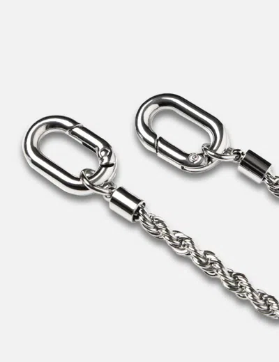 Goopimade Wnk-03 Athos Basic Rope Necklace In Metallic