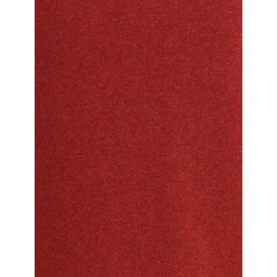 Brunello Cucinelli Cashmere And Silk Crew-neck Sweater In Red