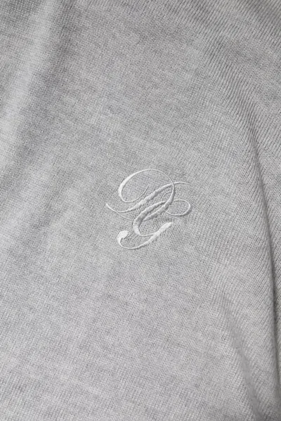 Pre-owned Dolce & Gabbana Gray Long Sleeve Turtleneck Pullover Men's Sweater ()