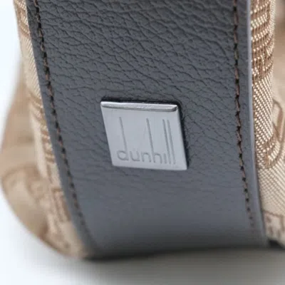 Pre-owned Dunhill Canvas Leather Shoulder Bag ()