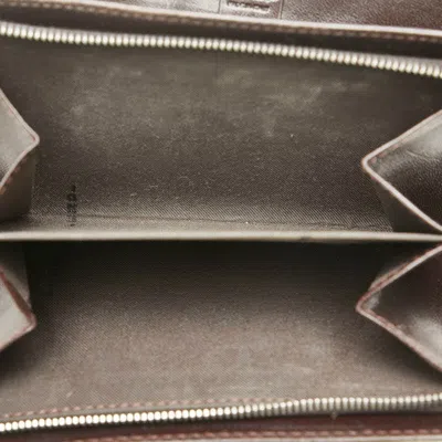 Pre-owned Fendi Brown Canvas Leather Wallet (bi-fold) ()