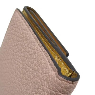 Pre-owned Fendi Light Pink Leather Wallet (bi-fold) ()